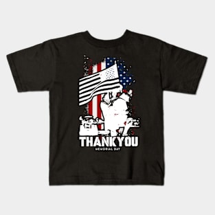 Thank You - memorial day Kids T-Shirt